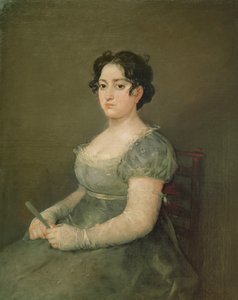Kvinne med vifte, ca. 1805-06